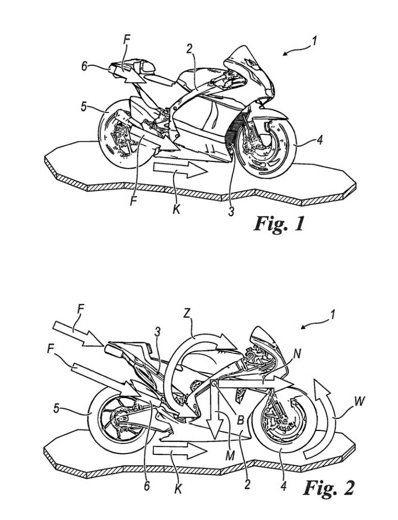 Sebuah dokumen paten Ducati menampilkan sketsa knalpot sportbike seperti ekor jet pesawat tempur. Timbul pertanyaan apakah Desmodici GP17 akan pakai jet?