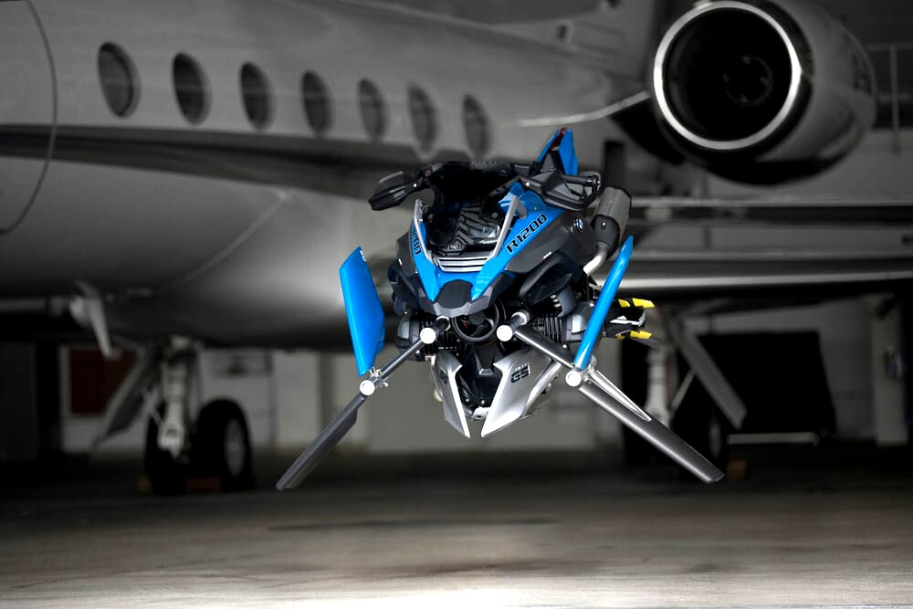 Konsep Motor Terbang BMW Motorrad Berbasis R1200GS