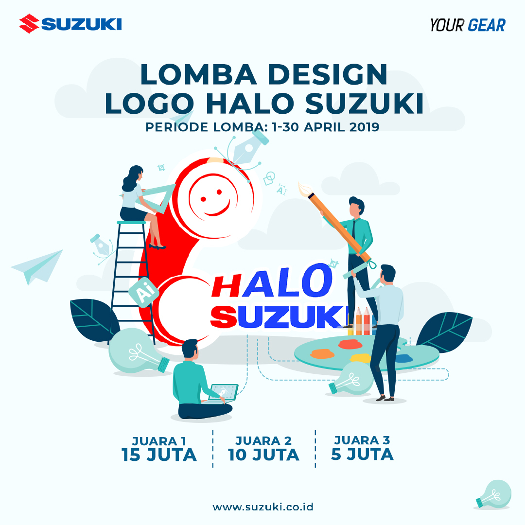Bikin Logo Call Center Halo Suzuki Diganjar Hadiah Total 