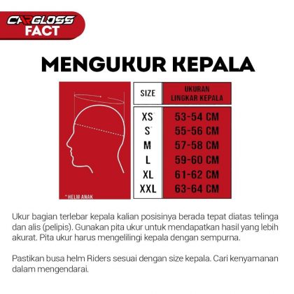 Cara Menentukan Size Helm Yang Akurat Ala Cargloss Helmets