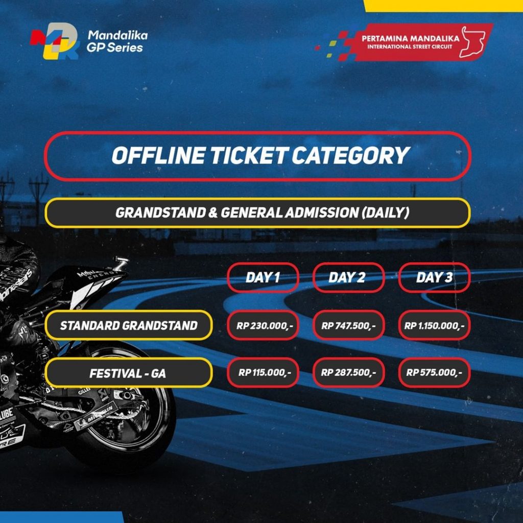 Tiket MotoGP Indonesia 2022 Dijual Offline, Bisa Dibeli Di Sini...