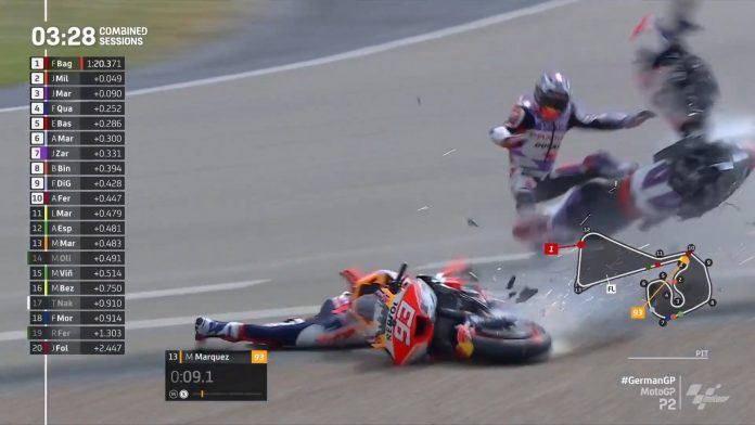 MotoGP Sachsenring 2023: Drama Marquez dan Zarco di FP2