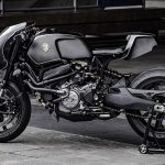 Cafe Race Hitam dari Printer 3D, Berbasis Ducati Monster 821