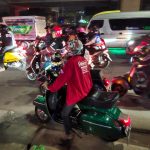 "Lagi-Lagi Party", Ratusan Vespa Night Ride Hadiri Venue