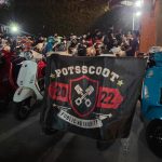 "Lagi-Lagi Party", Ratusan Vespa Night Ride Hadiri Venue