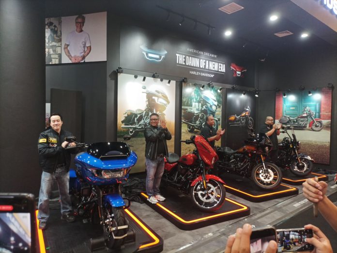 4 dari 5 Model Terbaru Harley-Davidson, dihadirkan JLM Auto di pop up store Senayan City. Foto: afid