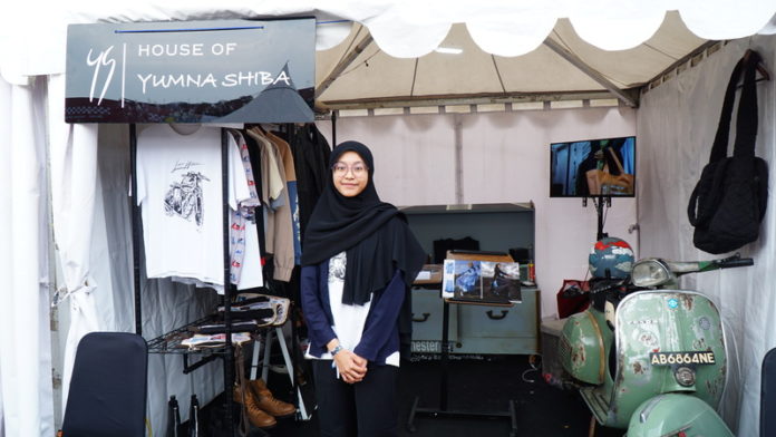 Yumna Shiba Lokal Brand Fashion Inspirasi Gaya Bikers Muslimah