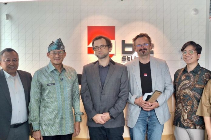 Menparekraf di Polandia Jajaki Kerja Sama Industri Gim Dengan 11 Bit Studios