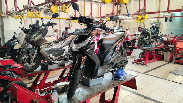 Bengkel resmi motor Honda AHASS