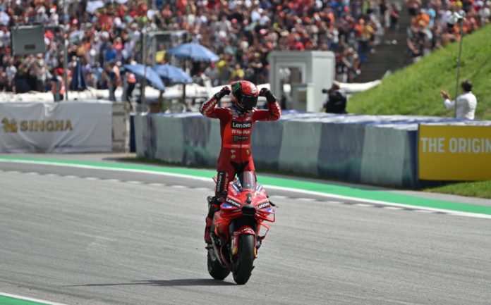 Francesco Bagnaia menang Race MotoGP Austria 2024