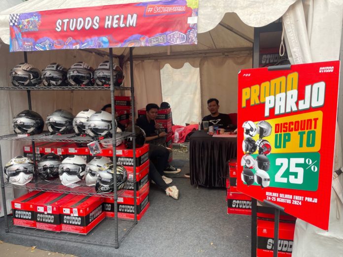 Parjo 2024: Studds Helmet Tawarkan Diskon 25% Untuk Semua Tipe Helmnya