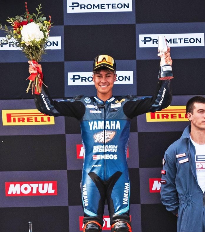 Aldi Mahendra Podium 2 di Race1 WorldSSP 300, Dekat Menjadi Juara