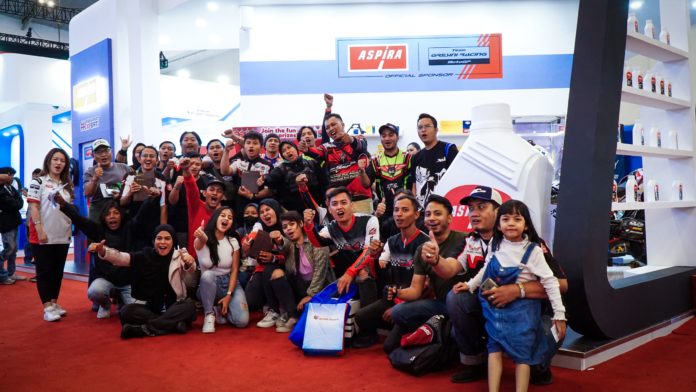 Aspira Undang Komunitas Motor Kenalkan Aspira Oil di IMOS 2024