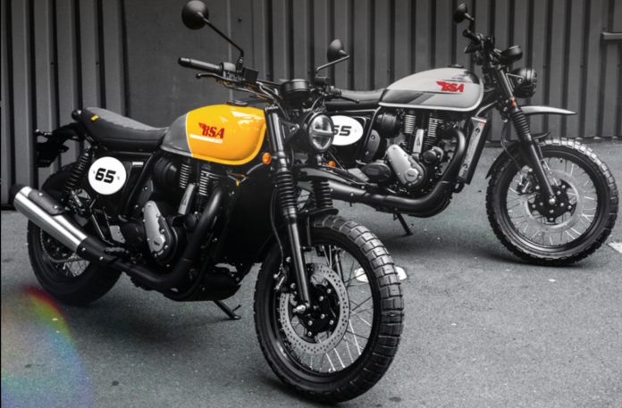 BSA Luncurkan B65 Scrambler di Ajang Motorcycle Live 2024