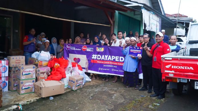 Daya Group dan DAM Beri Bantuan Korban Bencana di Sukabumi