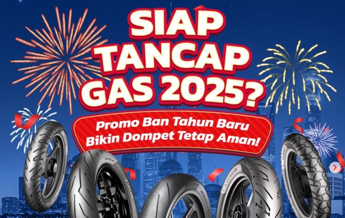 Shop & Bike Beri Promo Ban Tahun Baru 2025, Diskon Capai 50%